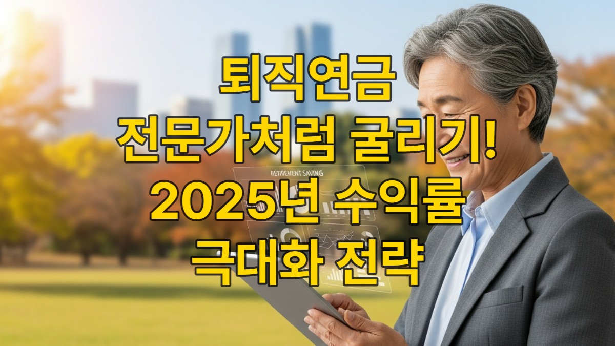 퇴직 연금 굴리기, 전문가처럼 하는 법: DC/DB/IRP 유형별 수익률 극대화 전략과 관리 팁