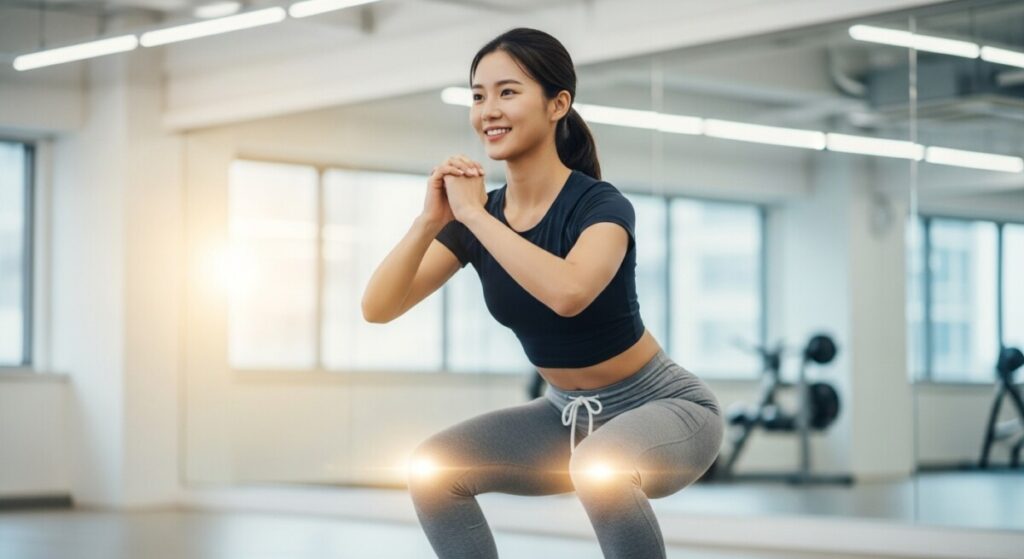 무릎 관절/걱정 끝! 헬스 초보의/안전한 하체 루틴